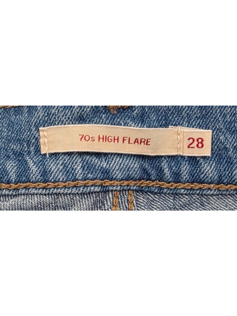 Women's - Levi's 70's High Flare Jeans, Size 28 - Picture 6 of 9
